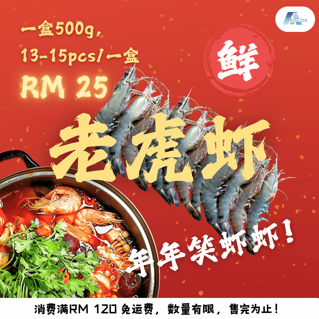 Tiger Prawn, 13 - 15 pcs